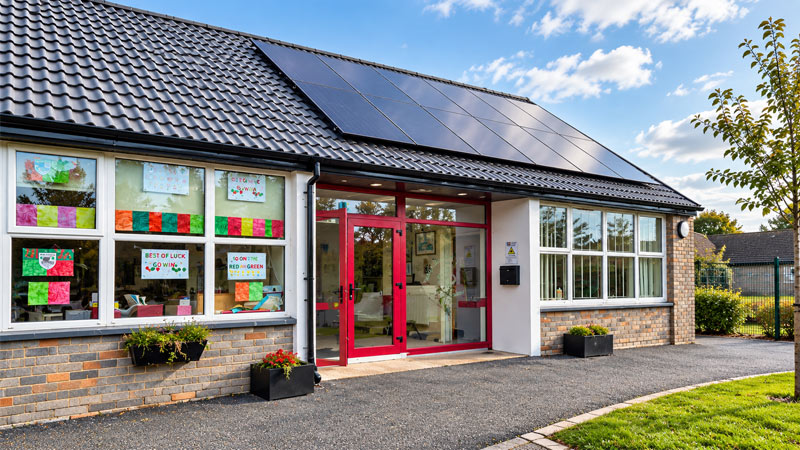 solar panels on school solar panels for schools in ireland